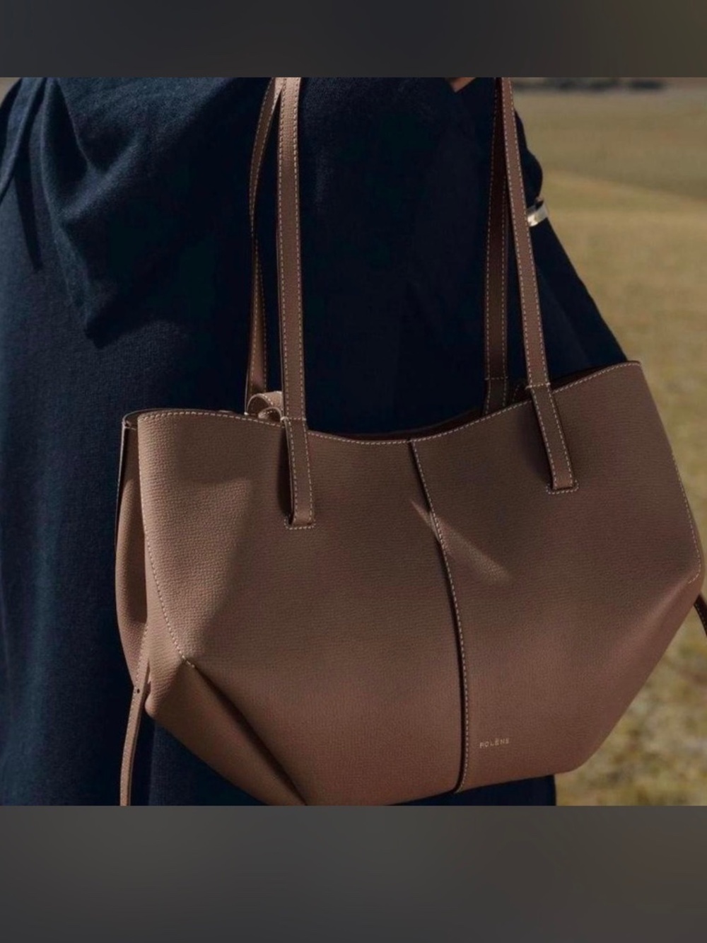 Polene CYME Mini Tote Bag - ROOT